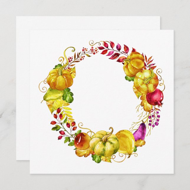 Einladung zur eleganten Herbstsaison (Vorne/Hinten)