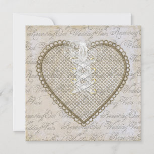 Einladung zur Erneuerung von Vows - Charming & Qua