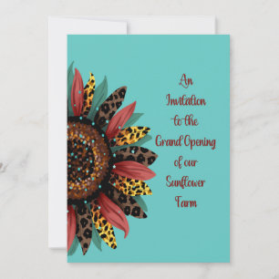 Einladung zur Eröffnung der Sonnenblumen Farm Gran