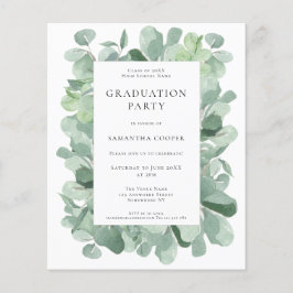 Einladung zur Eukalyptus Sage Graduation Party