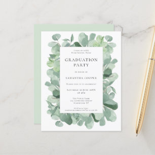 Einladung zur Eukalyptus Sage Graduation Party