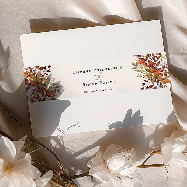 Einladung zur FALL Script Hochzeit Einladungsbanderole (Von Creator hochgeladen)