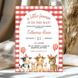 Einladung zur Farm-Party-Baby-Shower