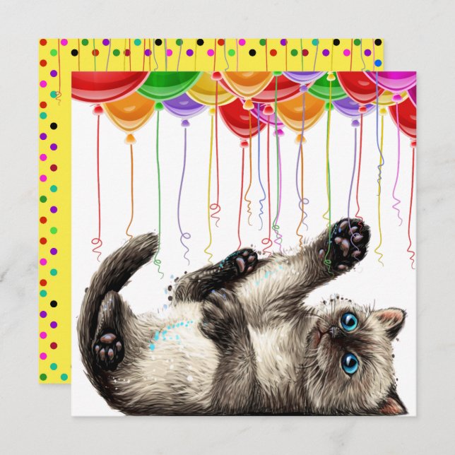 Einladung zur Feier (Vorne/Hinten)