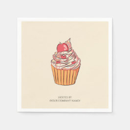 Einladung zur Feier der farbenfrohen Arbeit Serviette