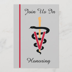 Einladung zur Feier über die tierärztliche Versorg