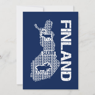 Einladung zur FINNLAND-MAP individuell anpassbar