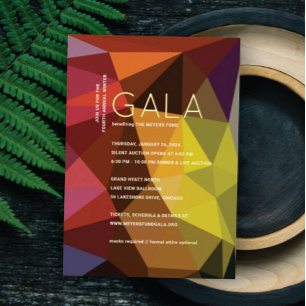 Einladung zur Firmenveranstaltung Gala mit echter