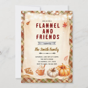 Einladung zur Flanell-Lagerfeuer- und S'mores-Part