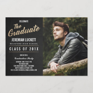 Einladung zur Foto Graduation Party   Kopfbrett
