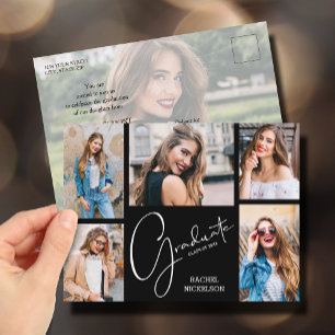 Einladung zur Foto-Graduiertengruppe Postkarte