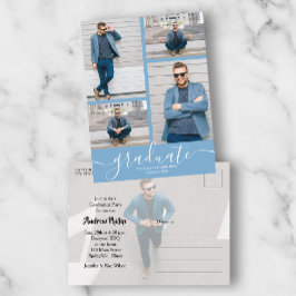 Einladung zur Foto-Graduiertengruppe Postkarte