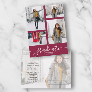 Einladung zur Foto-Graduiertengruppe Postkarte