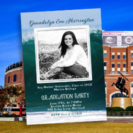 Einladung zur Foto-Graduierungsparty der Ocean Wav