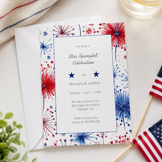 Einladung zur Fourth-of-July-Party (Von Creator hochgeladen)