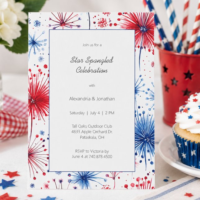 Einladung zur Fourth-of-July-Party (Von Creator hochgeladen)
