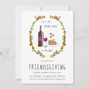 Einladung zur Friendsgiving-Dankfestfeier