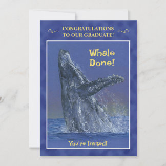 Einladung zur Fun Whale Graduation Party