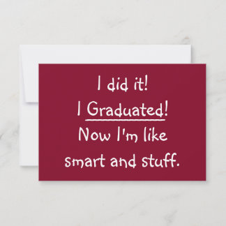 Einladung zur Funny-I-Graduiertenparty