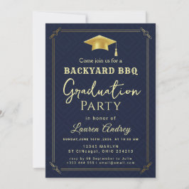 Einladung zur Gartenparty zum Schulabschluss