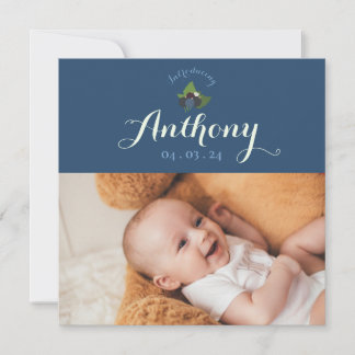 Einladung zur Geburt Cassis