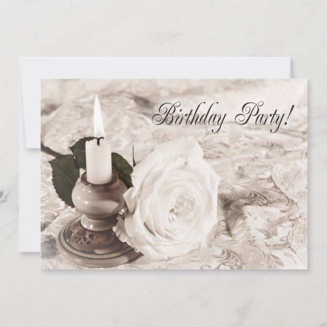 Einladung zur Geburtstagsfeier (Vorderseite)