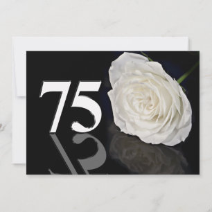 Einladung zur Geburtstagsfeier 75 Jahre alt