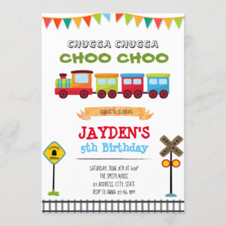 Einladung zur Geburtstagsfeier des Zuges