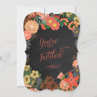 Einladung zur Geburtstagsfeier, Koralle, Schwarzer