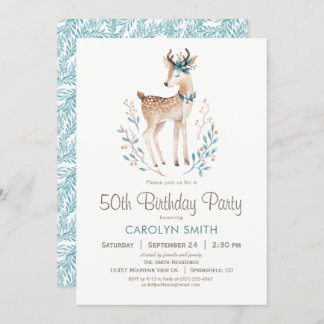 Einladung zur Geburtstagsfeier von Waldland