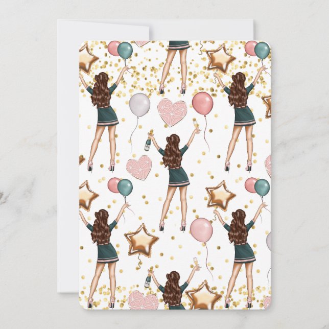 Einladung zur Geburtstagskarte (Vorderseite)