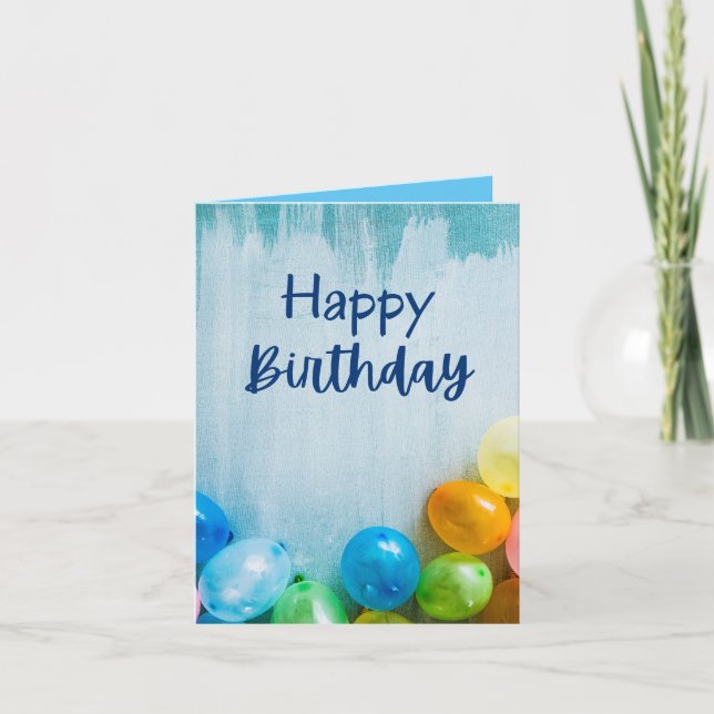 Einladung zur Geburtstagspartei (Vorderseite)