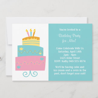 Einladung zur Geburtstagspartei