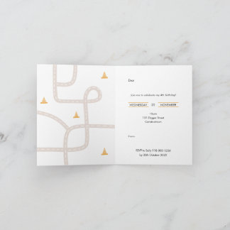 Einladung zur Geburtstagspartei des Baugewerbes