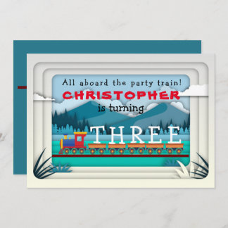 Einladung zur Geburtstagspartei des Zuges zum Hinz