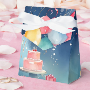 Einladung zur Geburtstagspartei Geschenkschachtel