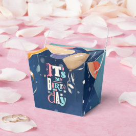 Einladung zur Geburtstagspartei Geschenkschachtel