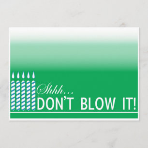 Einladung zur Geburtstagspartei  Grün