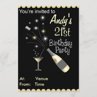 Einladung zur Geburtstagspartei - jedes Alter - Er