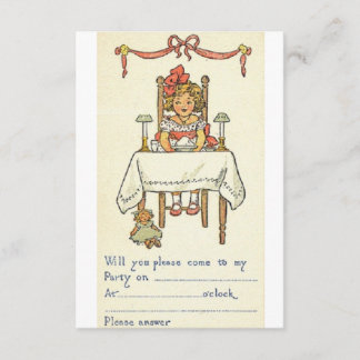 Einladung zur Geburtstagspartei Retro