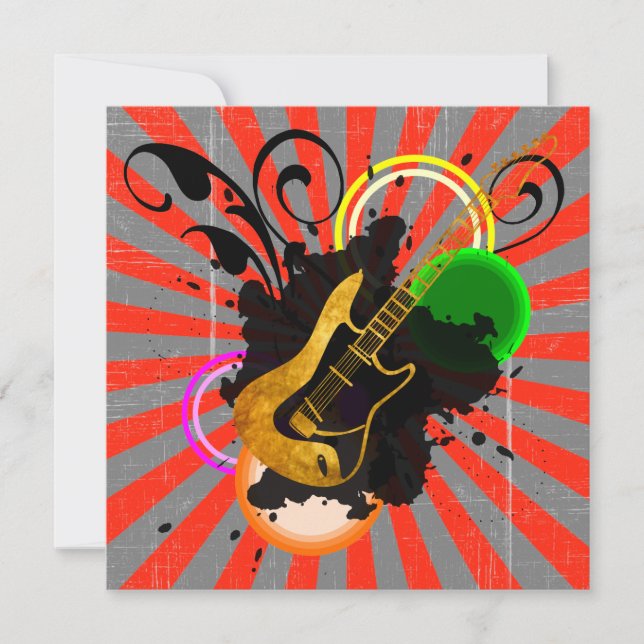 Einladung zur Geburtstagsparty (Vorderseite)