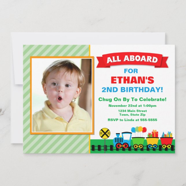 Einladung zur Geburtstagsparty (Vorderseite)