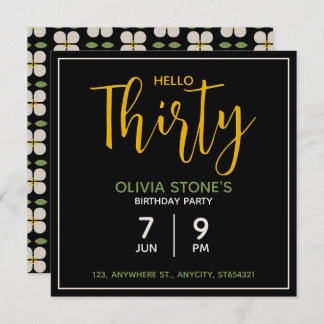 Einladung zur Geburtstagsparty | Benutzerdefiniert