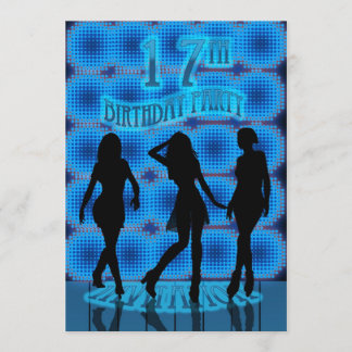 Einladung zur Geburtstagsparty, Blue Neon mit Dan