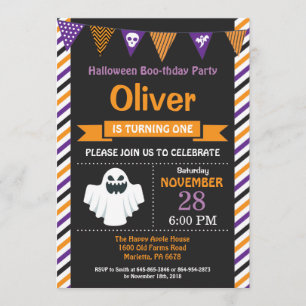 Einladung zur Geburtstagsparty Halloween