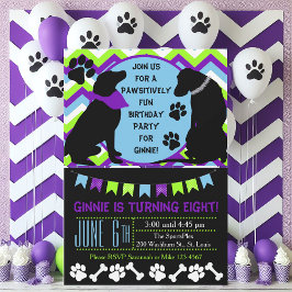 Einladung zur Geburtstagsparty im Custom Black Lab