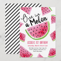 Einladung zur Geburtstagsparty in Melon