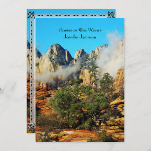 Einladung zur Gedenkstätte, Canyon mit Wolken