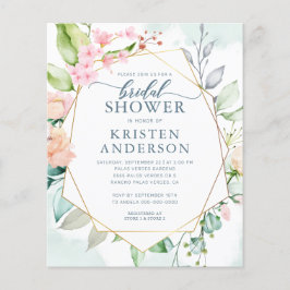 Einladung zur geometrischen Blumendusche