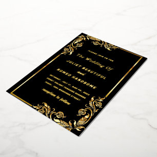 Einladung zur Gerahmten Schwarzen Hochzeit mit Gol